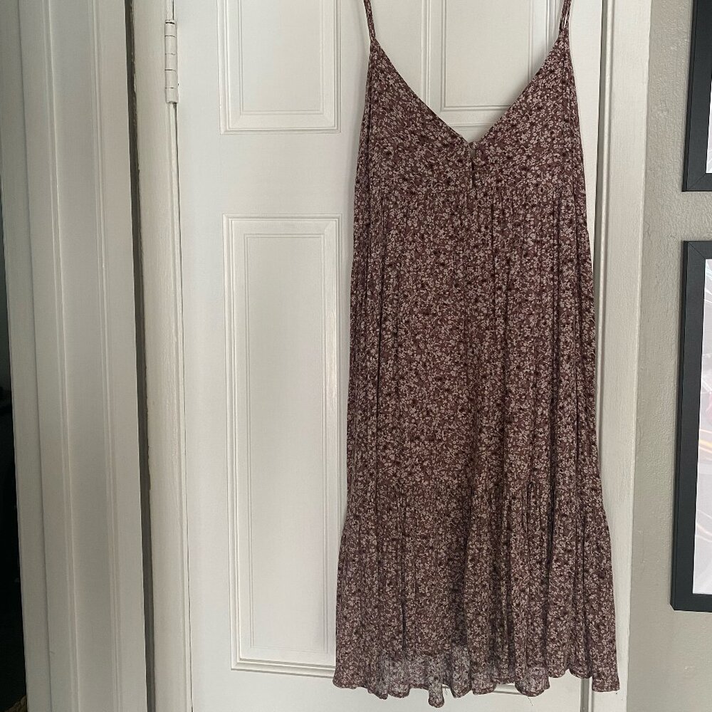 Urban Outfitters  Dress Forum Printed Tiered Frock Mini Dress